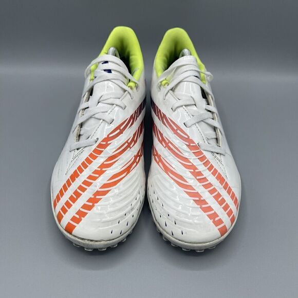 adidas Predator Edge .4 Cleats Turf Indoor Size 7.5 Cloud White/Solar Yellow - Picture 5 of 8